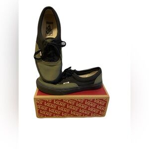 Vans black and green 6 and a half men’s